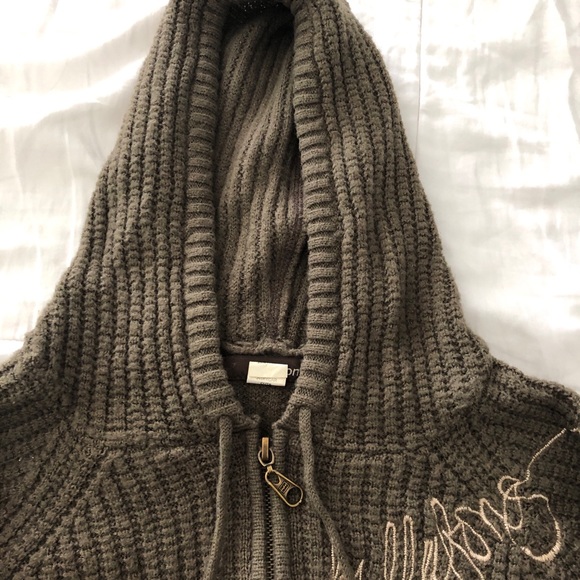 Billabong Hooded Knit Sweater Size M - Picture 2 of 5